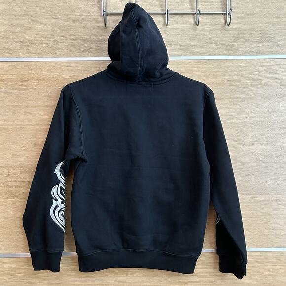 Vintage Silver Point Hoodie Black size Small Child’s Embroidered Grunge - Picture 4 of 6